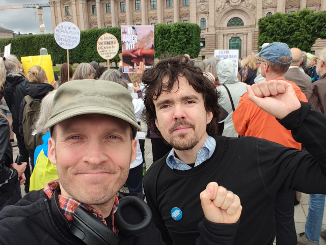 Jag och Leo Rudberg