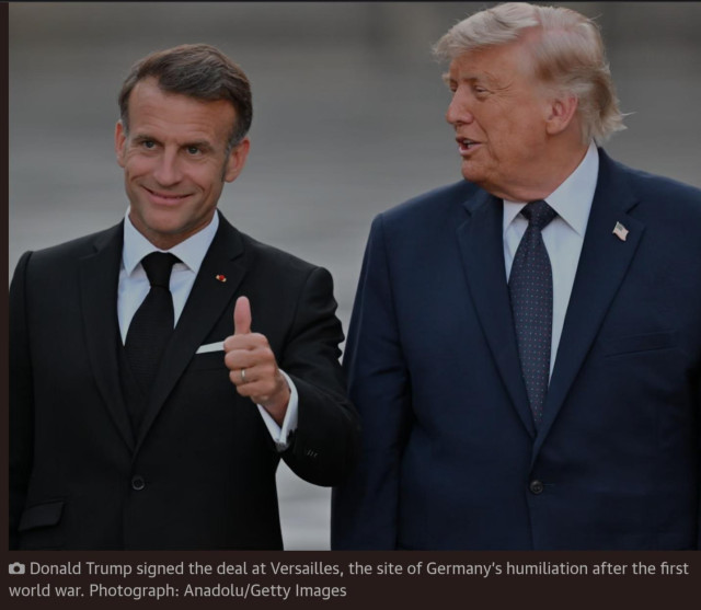 Macron, trump