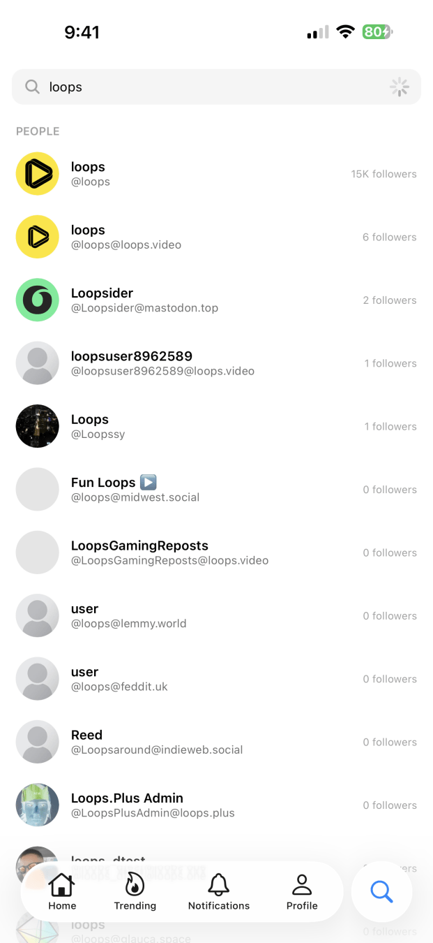 Preview of the new Pixelfed mobile app in light mode