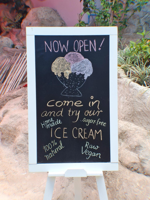 Sign at the entrance