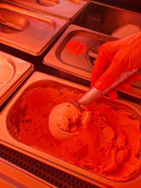 Ice cream scooping