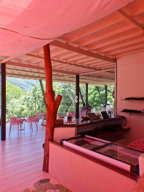 The terrace and the view