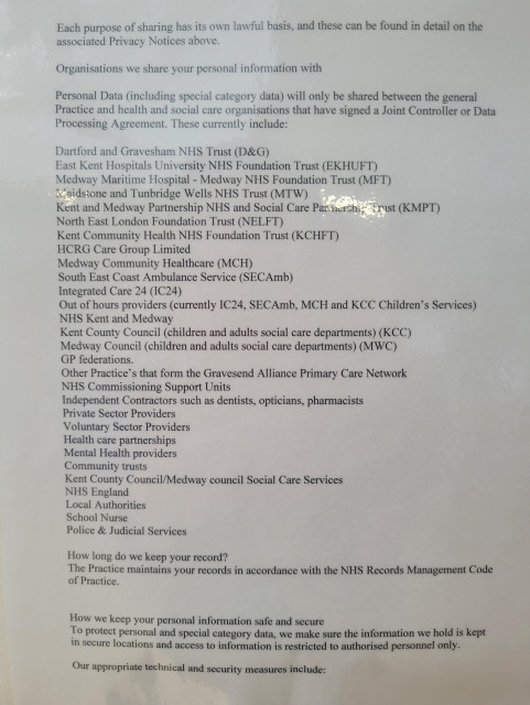 Can't transpose as I'm on mobile, but the photo shows a lengthy list pinned to the wall listing everyone including your mum that they'll share your data with