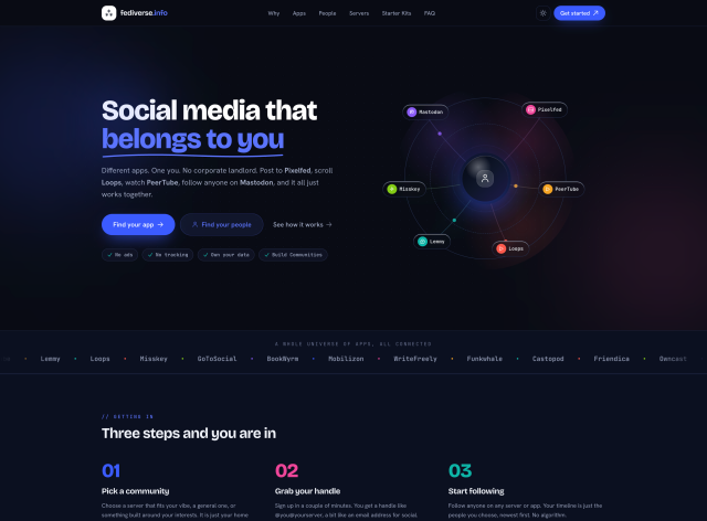 new fediverse.info redesign