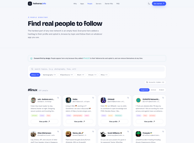 new fediverse.info redesign