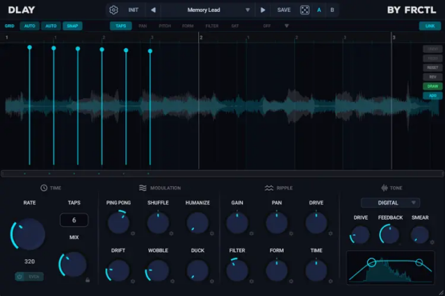 DLAY plugin UI.
