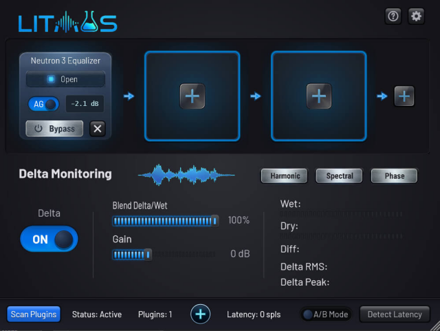 Litmus plugin UI.