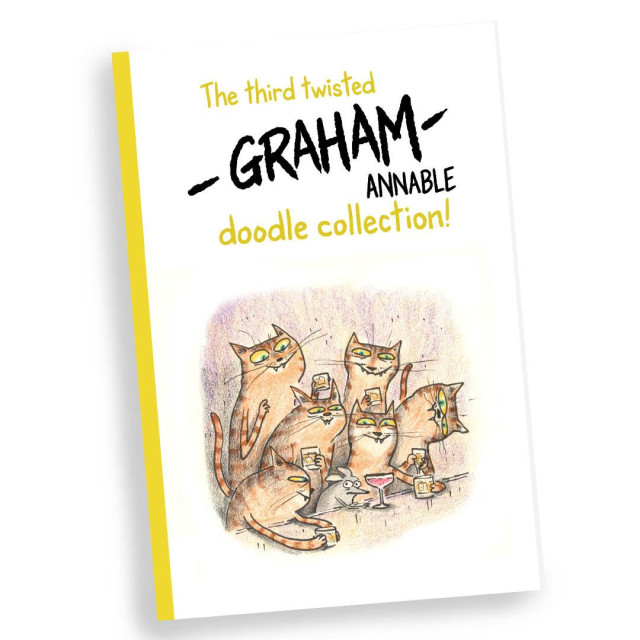 A photo of the third Graham Annable doodle collection book available from gricklemart.com