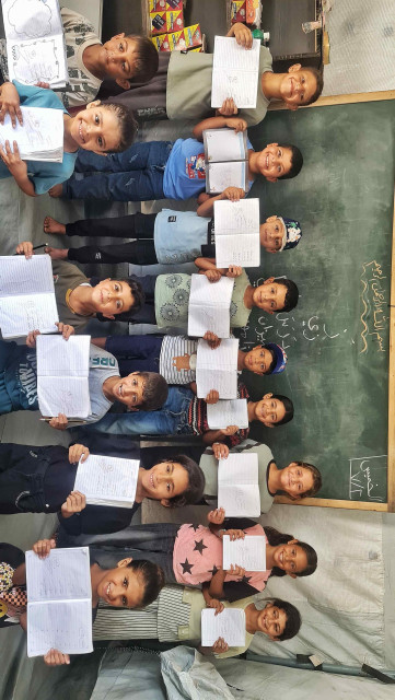 Here is a natural and heartfelt English translation:

These are a group of children who survived the genocide.

Today, they are studying at the school I established thanks to your support.

They all received perfect scores on their spelling test, and we would like to give them small prizes to encourage them to keep learning and working hard.

Is there anyone who would like to help make them smile by sponsoring these simple rewards?
@aral@mastodon.ar.al @fabio@manganiello.eu 
Link https://chuffed.org/project/172097-help-the-palestinians-teach-their-children
#gaza #palestine
