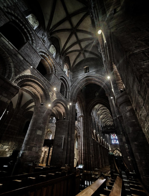 Vast cathedral internal.