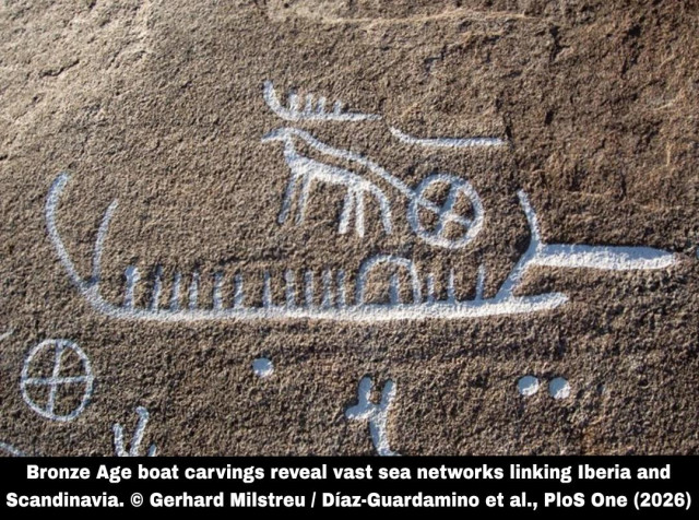 Bronze Age boat carvings reveal vast sea networks linking Iberia and Scandinavia
