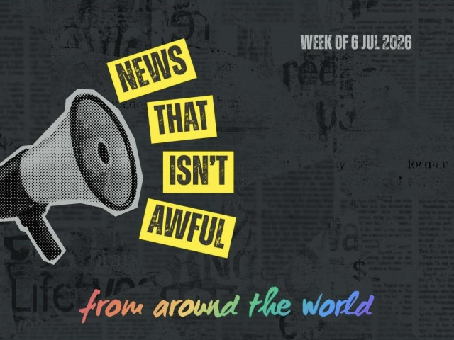 Yellow text against a dark newspaper background. Text reads the same as the text in the post.

