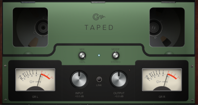 Air-G Taped plugin UI.