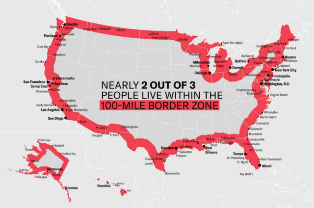 100 mile border zone