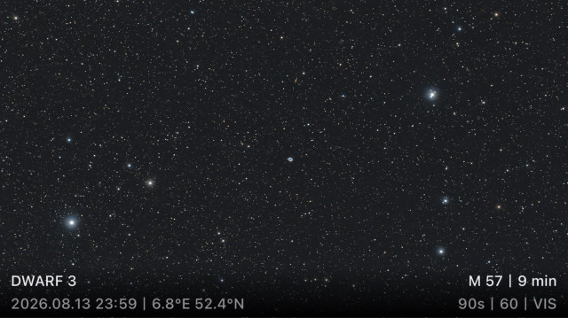 Dwarf 3 M57 photograph