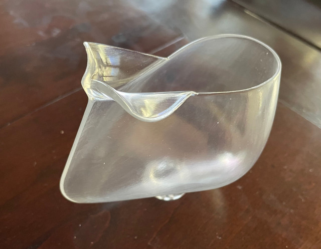 pointed plastic cup with lip - a space cup