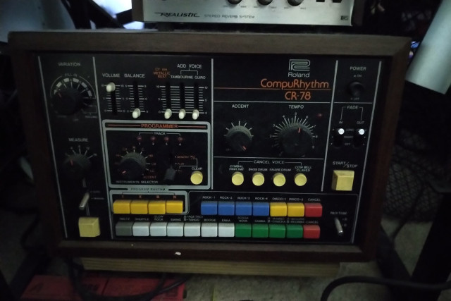 Roland CR78, tucked away